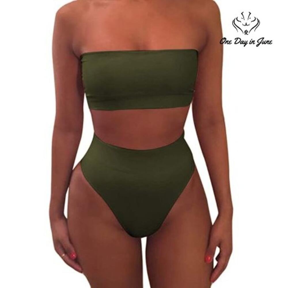 Pink Queen Cheeky High Waist Bikini Size S